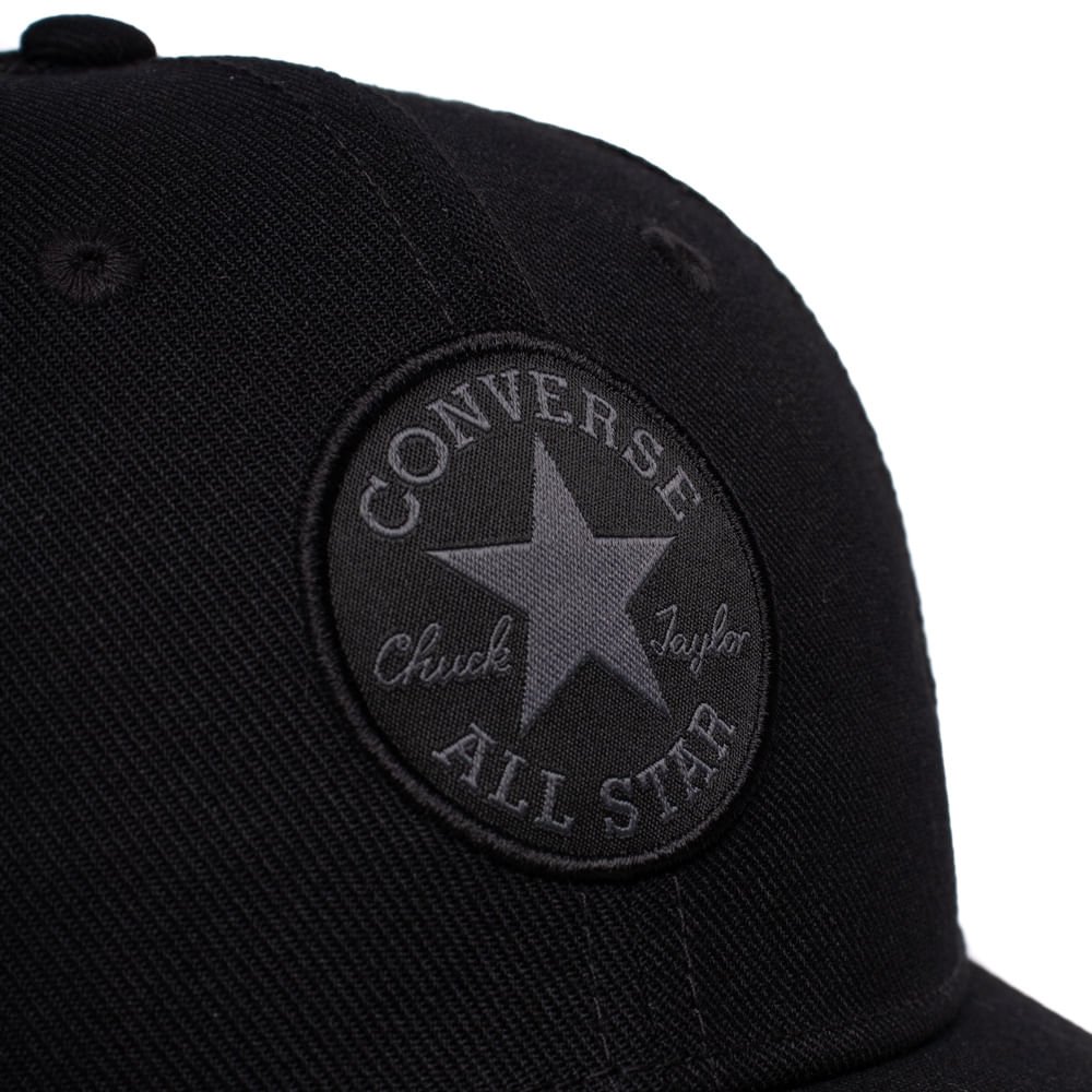 Boné Unissex Converse Trucker All Star Mesh Preto Preto 4