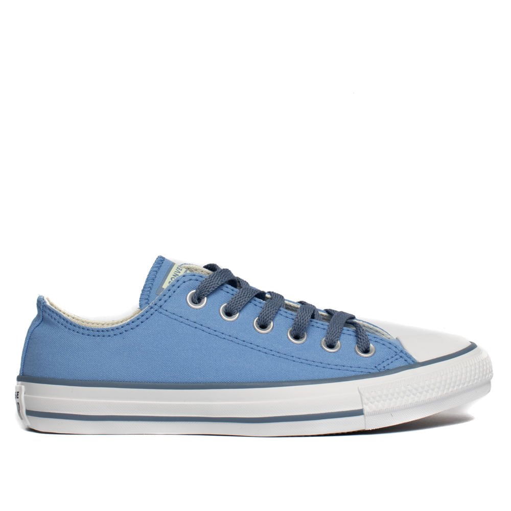 Tênis Converse All Star Chuck Taylor Cano Baixo Azul Claro