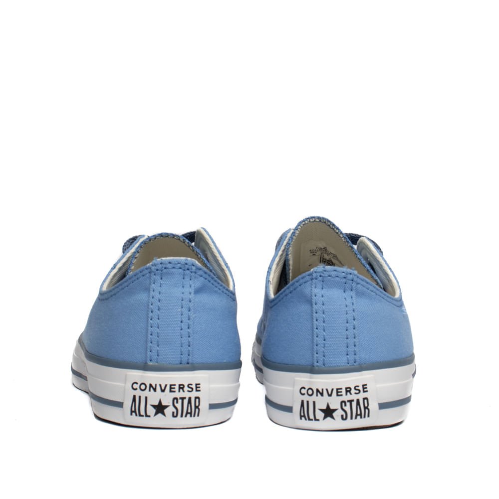 Tênis Converse All Star Chuck Taylor Cano Baixo Azul Claro Azul 3
