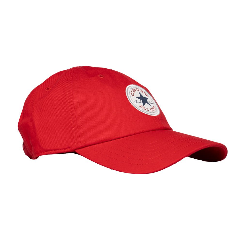Boné Unissex Converse Chuck Taylor Baseball Curva Vermelho