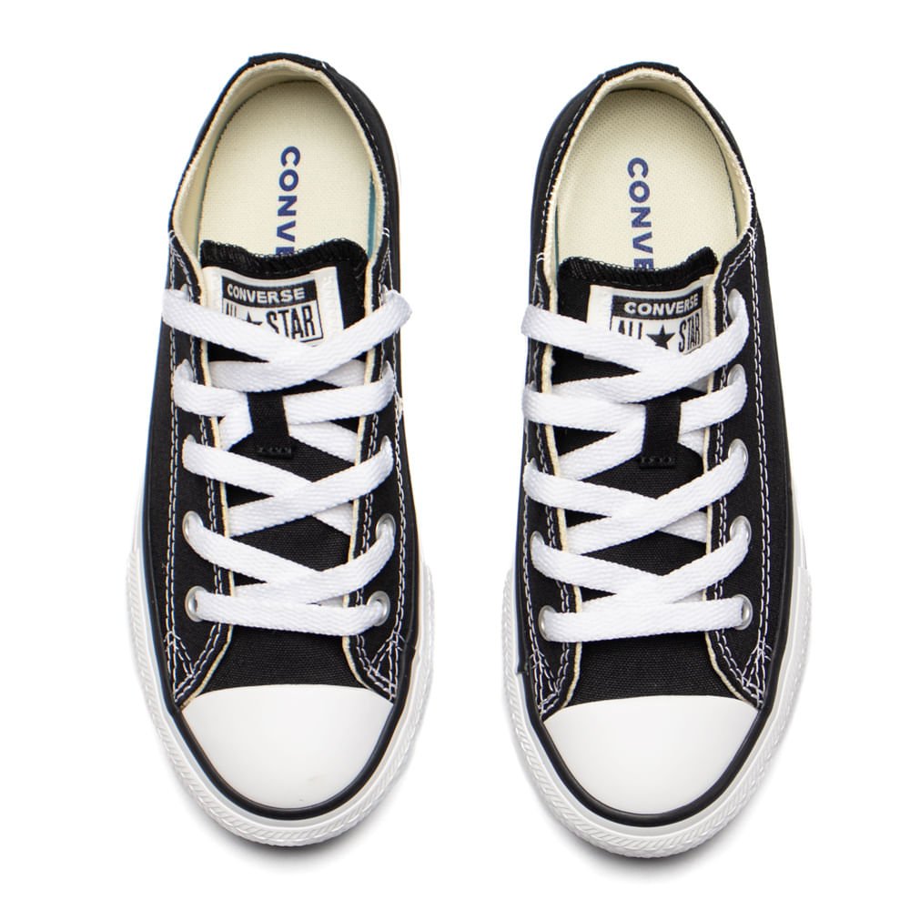 Tênis Infantil Converse Chuck Taylor Casual Preto/Branco Preto 4