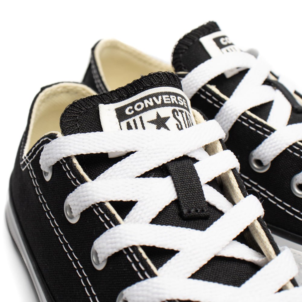 Tênis Infantil Converse Chuck Taylor Casual Preto/Branco Preto 6