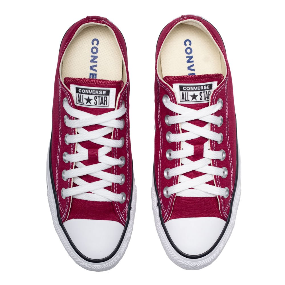 Tênis Converse Chuck Taylor All Star Bordo Vermelho 4