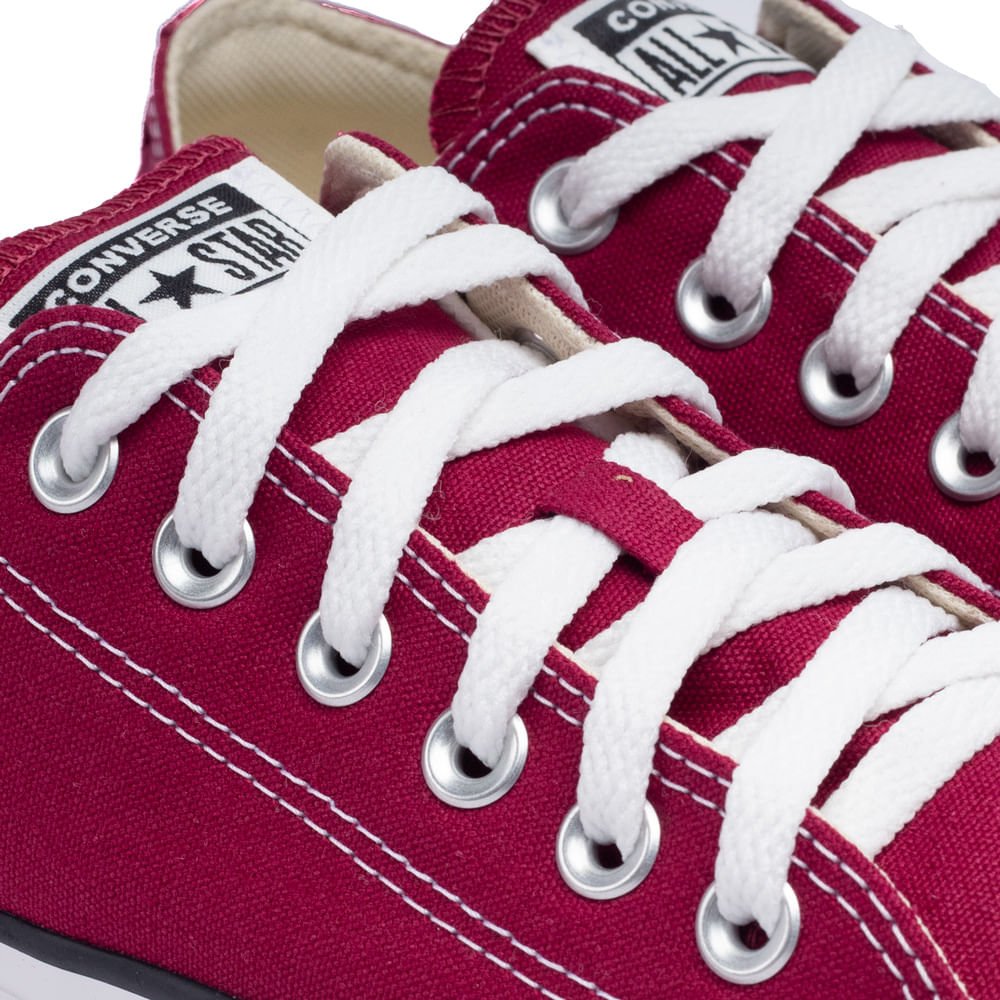 Tênis Converse Chuck Taylor All Star Bordo Vermelho 5