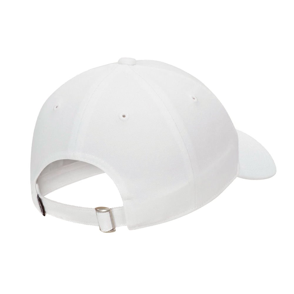 Boné Unissex Converse Lock com Logo Bordado Branco/Preto Branco 2