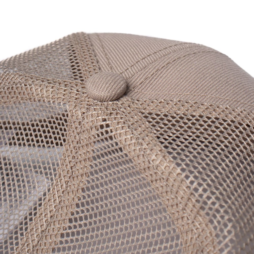 Boné Unissex Converse Trucker All Star Mesh Ajustável Bege Bege 5