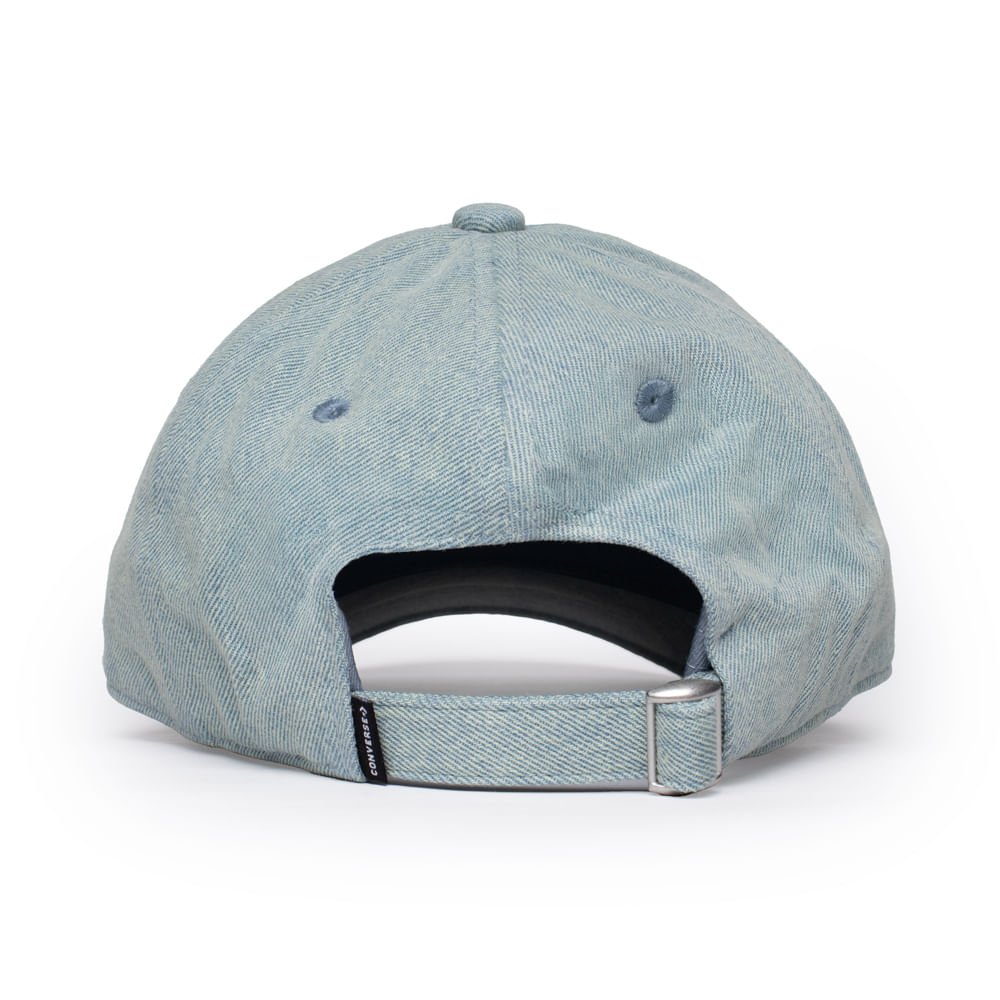 Boné Unissex Converse Chuck Taylor Baseball Curva Azul Azul 3