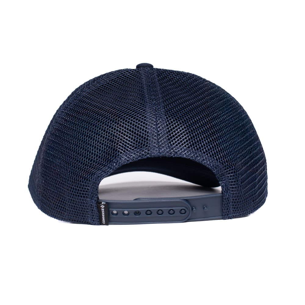 Boné Unissex Converse Trucker All Star Mesh Marinho Marinho 3