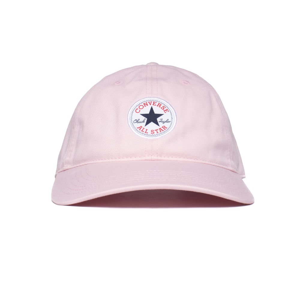Boné Converse Chuck Taylor Baseball Curva Rosa Claro Rosa 2