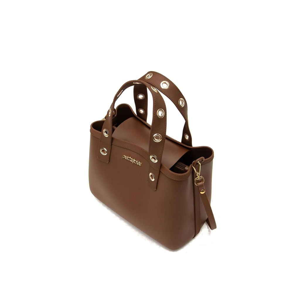 Bolsa Feminina Petite Jolie Tote Média Secret Marrom Marrom 2