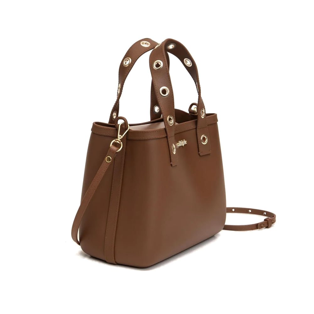 Bolsa Feminina Petite Jolie Tote Média Secret Marrom Marrom 3