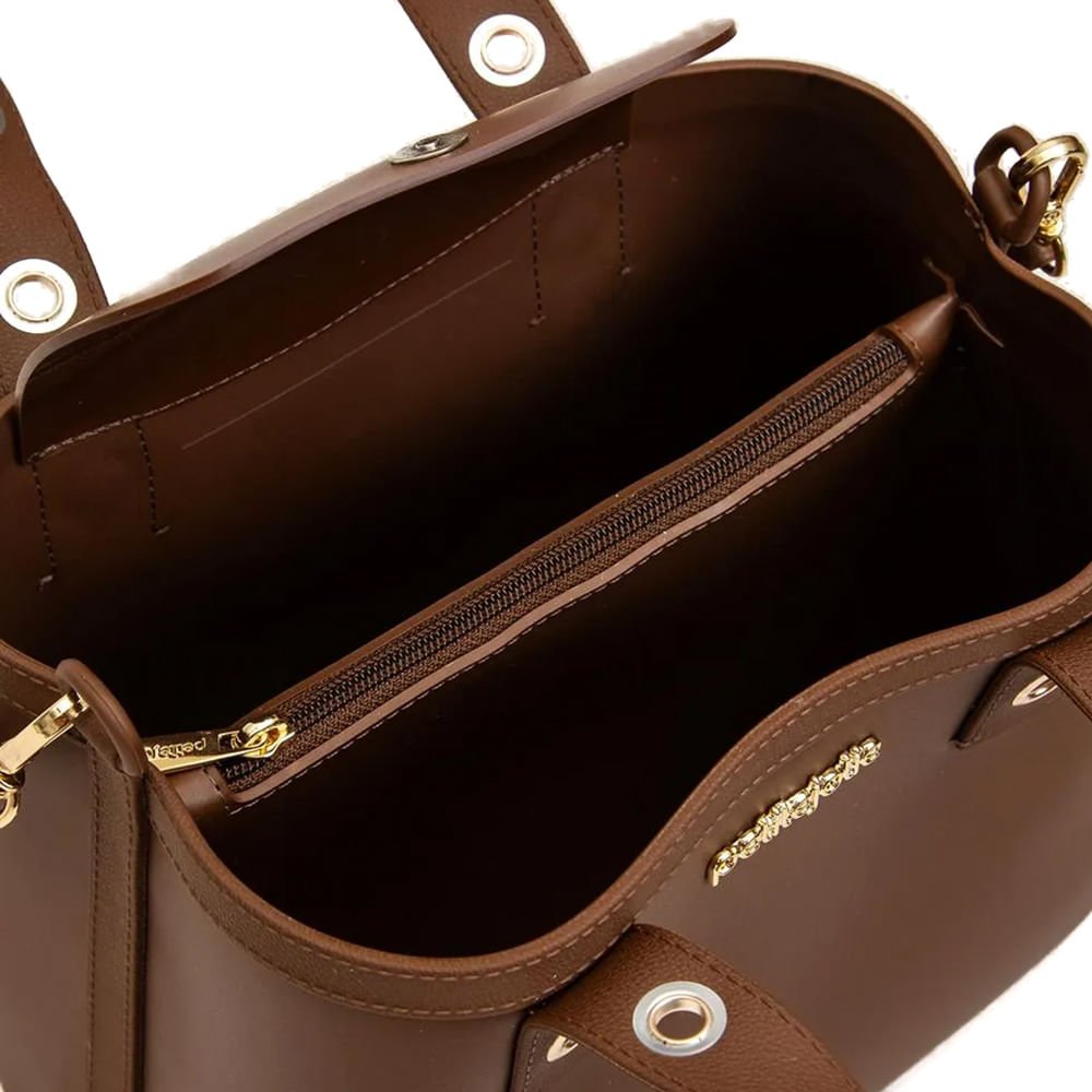 Bolsa Feminina Petite Jolie Tote Média Secret Marrom Marrom 4