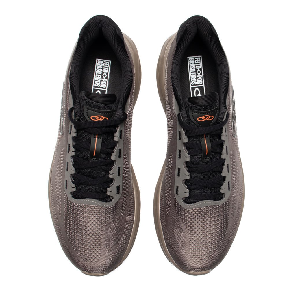 Tênis Masculino Olympikus Elevado Caminhada Marrom/Preto Marrom 4