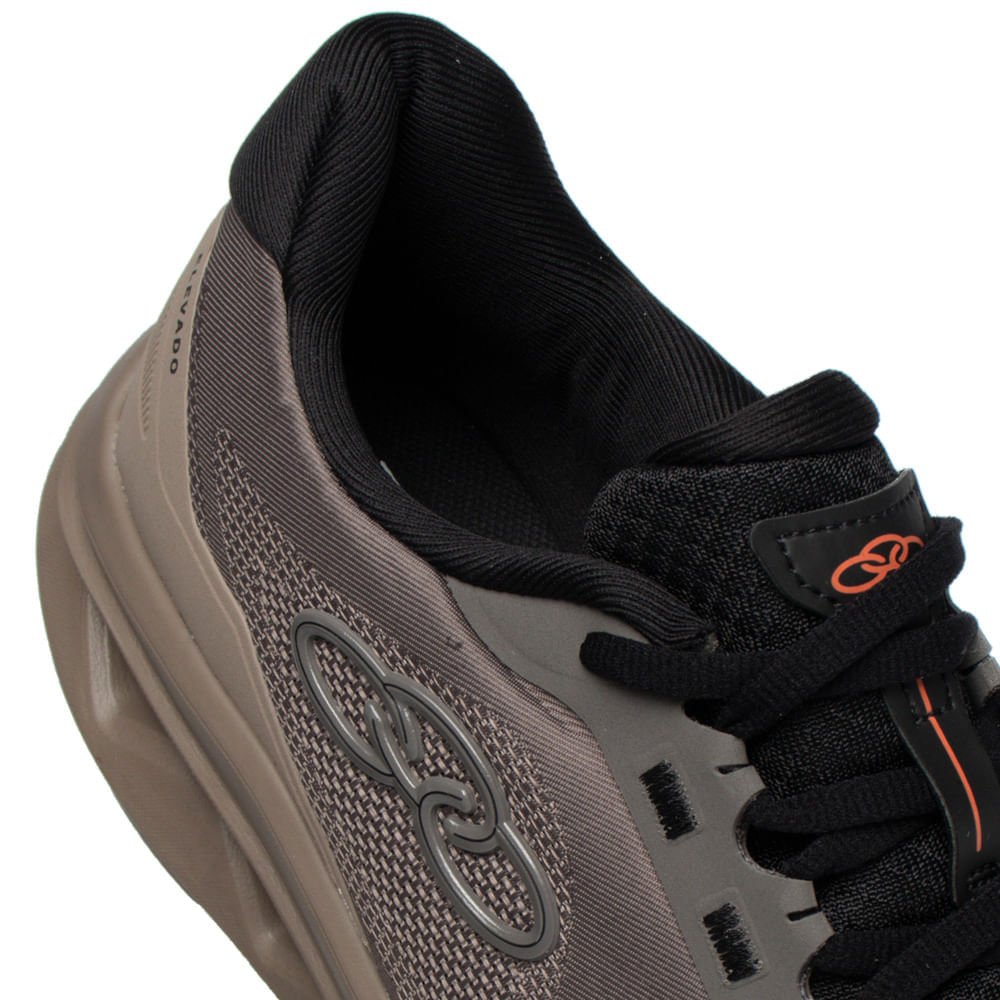 Tênis Masculino Olympikus Elevado Caminhada Marrom/Preto Marrom 6