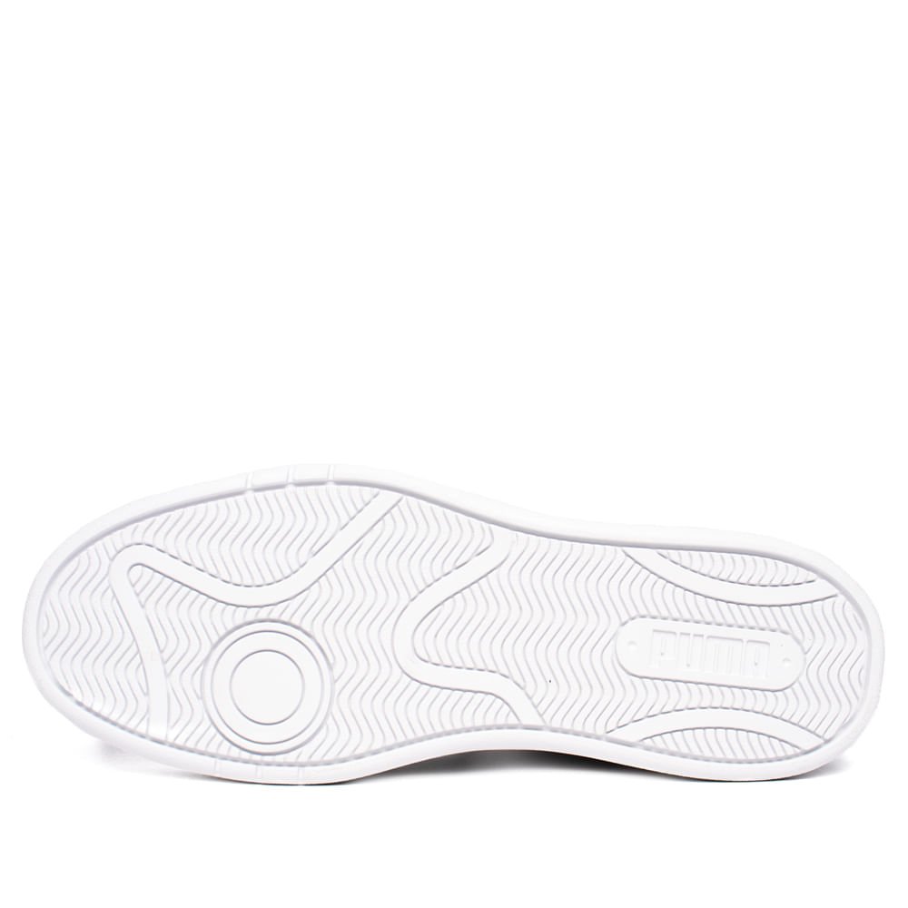 Tênis Masculino Puma Court Classic Clean Bdp Branco/Marinho Branco 2
