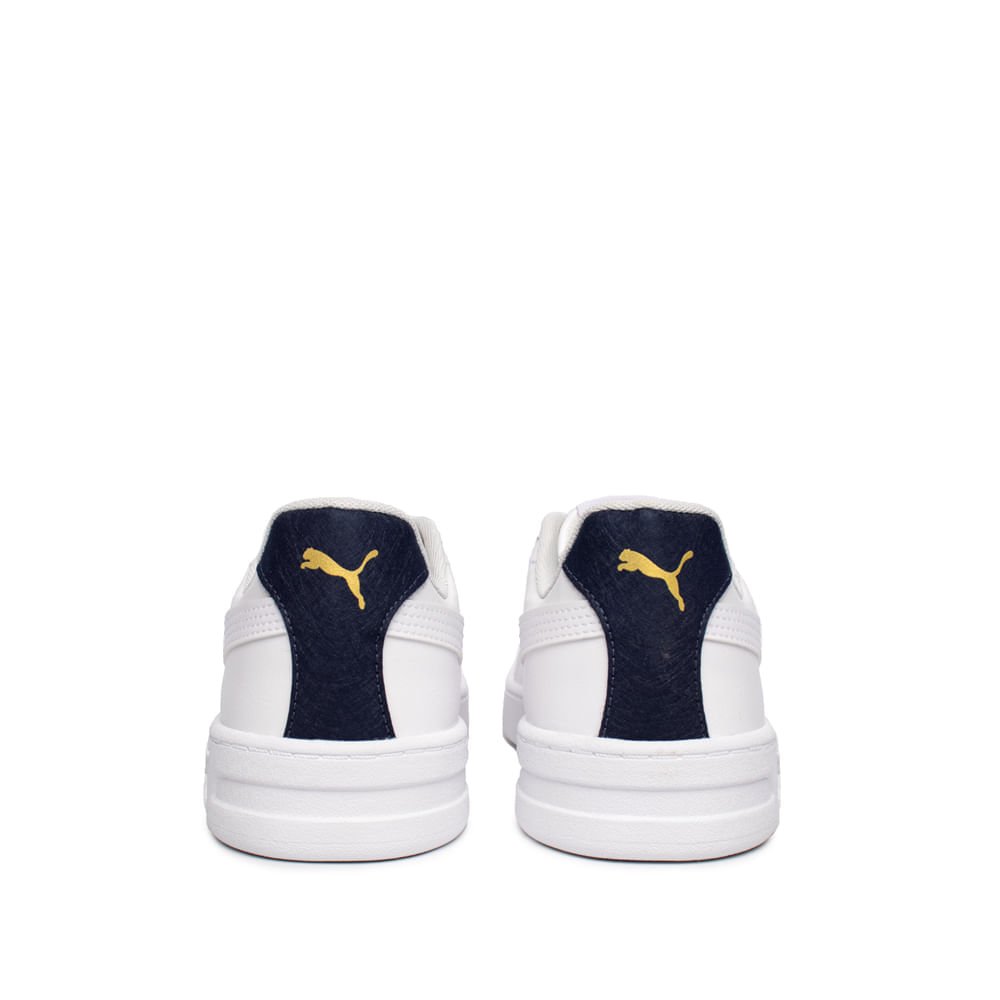 Tênis Masculino Puma Court Classic Clean Bdp Branco/Marinho Branco 3