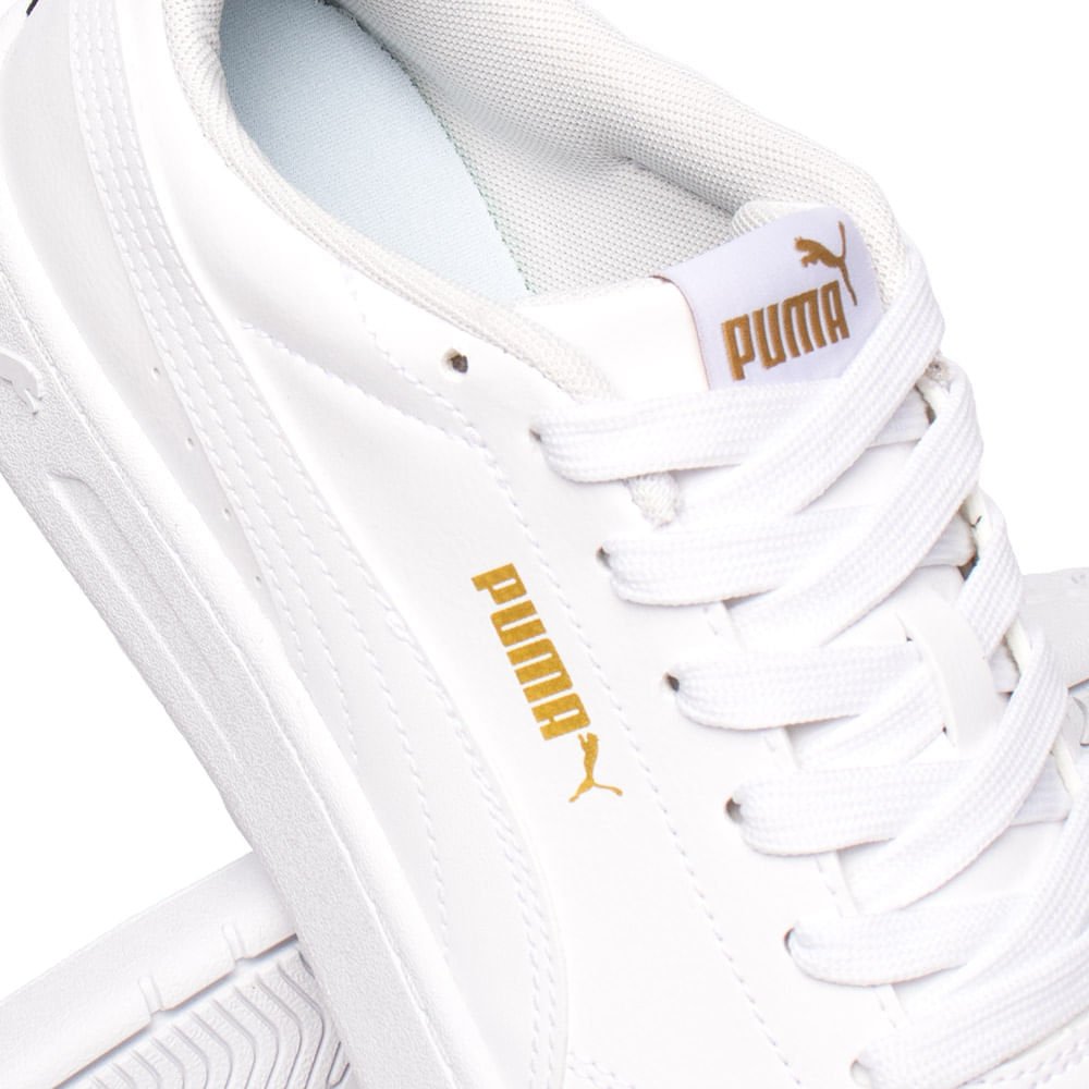 Tênis Masculino Puma Court Classic Clean Bdp Branco/Marinho Branco 5