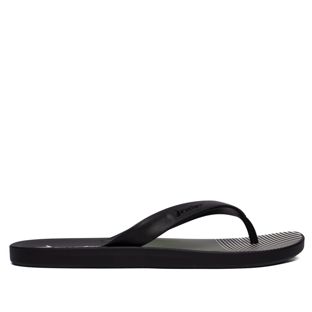 Chinelo Masculino Rider Core Graphics Tiras Preto/Verde Preto 2