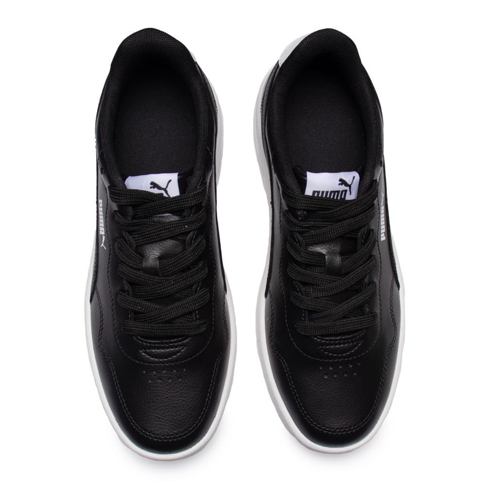 Tênis Feminino Puma Court Lally BDP Formstrip Casual Preto Preto 4