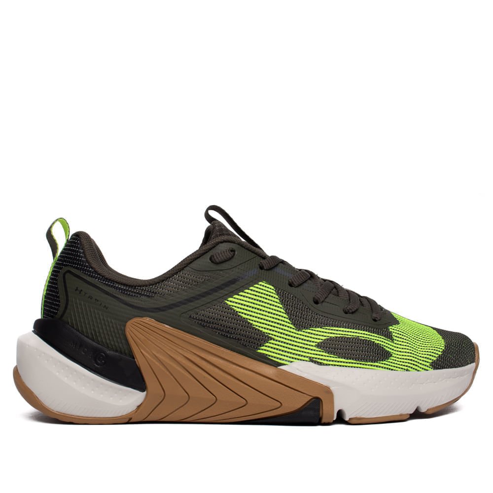Tênis Masculino Under Armour Reps 3 Tribase Musgo/Verde Neon