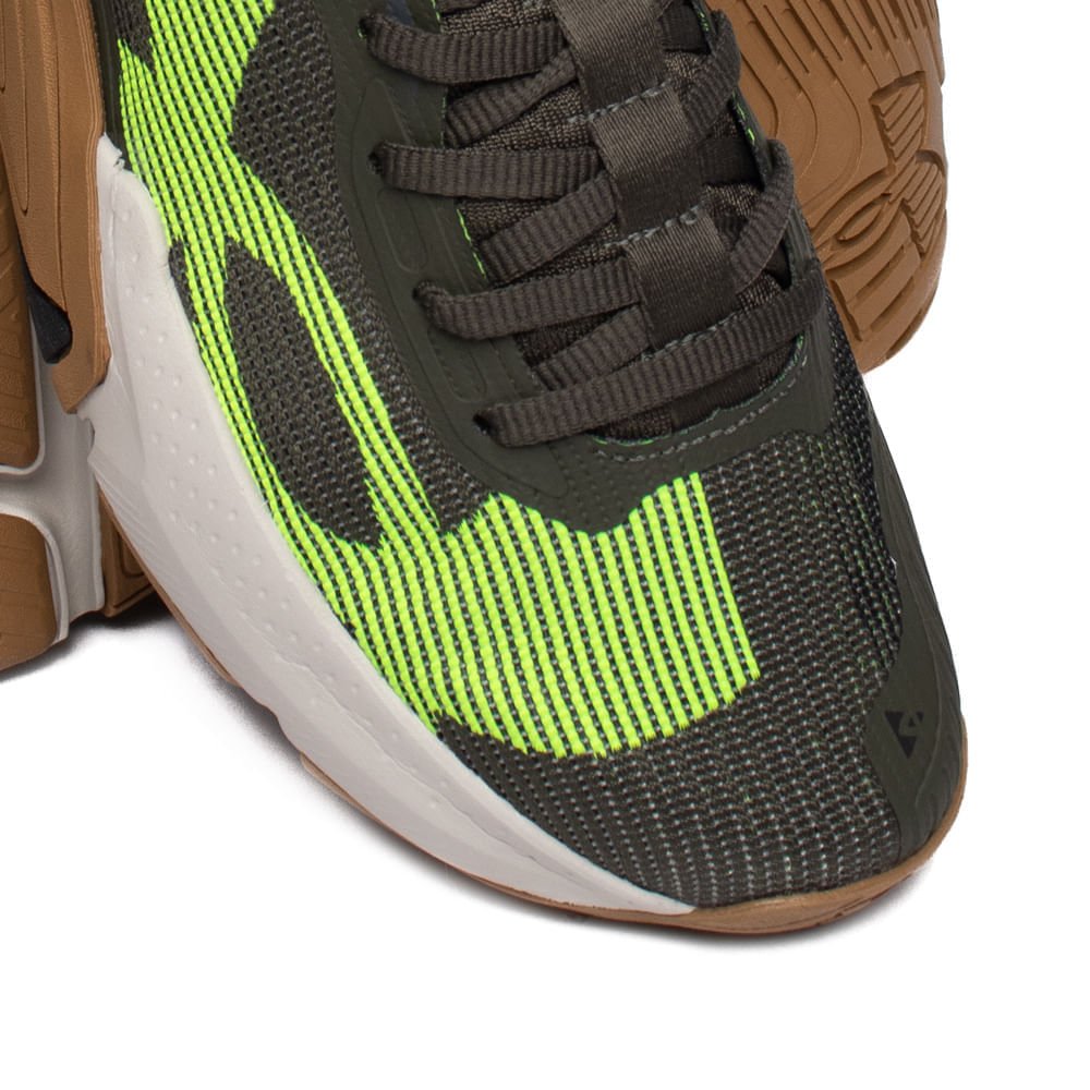 Tênis Masculino Under Armour Reps 3 Tribase Musgo/Verde Neon Verde 5