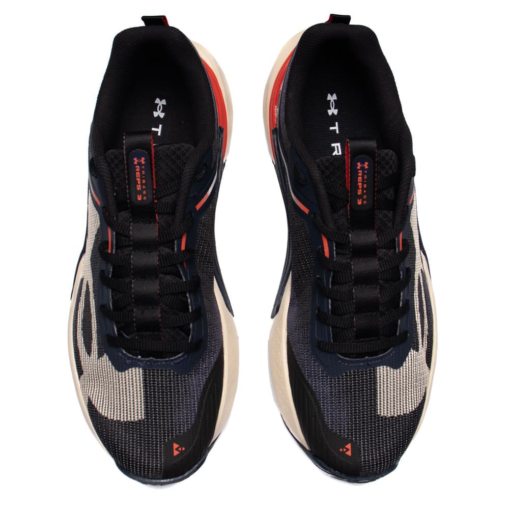 Tênis Masculino Under Armour Reps 3 Tribase Marinho/Vermelho Marinho 4