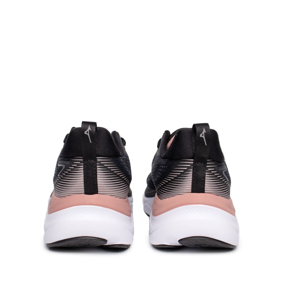 Tênis Feminino Mizuno Skyrun Corrida Enerzy Preto/Rosé Preto 3