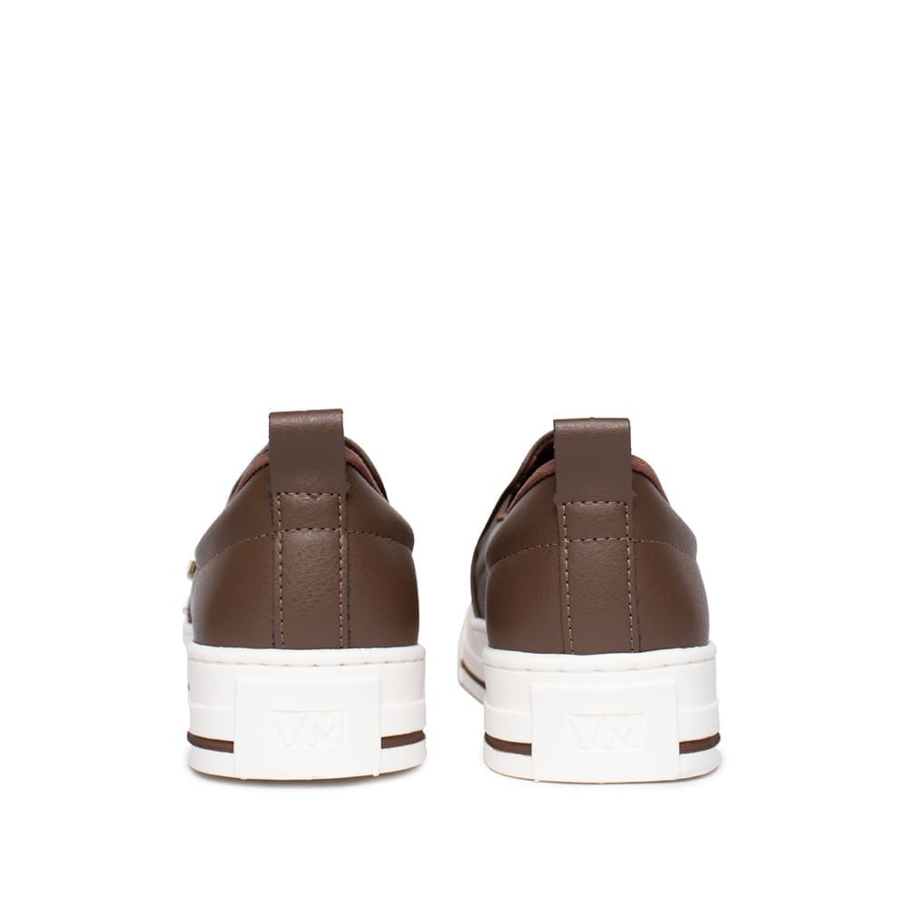Tênis Feminino Via Marte Slip On Napa Berlim Marrom Marrom 3