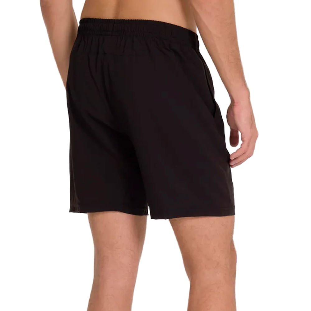 Bermuda Masculina New Balance Essentials 7 Reta Preto Preto 3