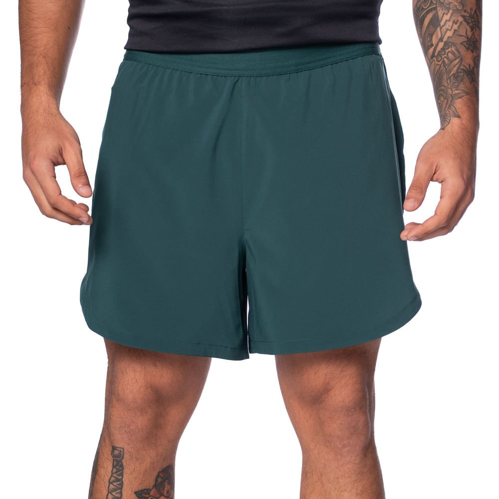 Short Masculino Olympikus Corre Foco 2 Em 1 Verde