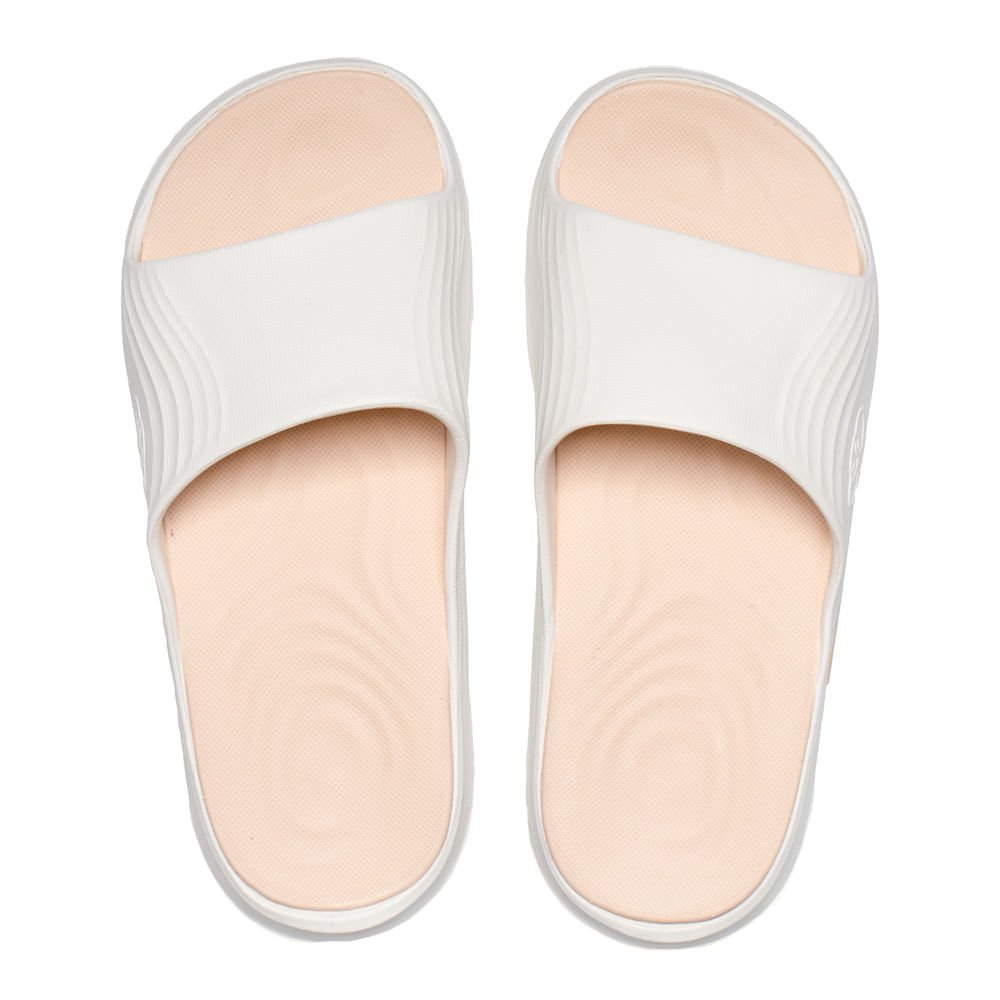 Chinelo Slide Feminino Olympikus Pleno Evasense Branco/Bege