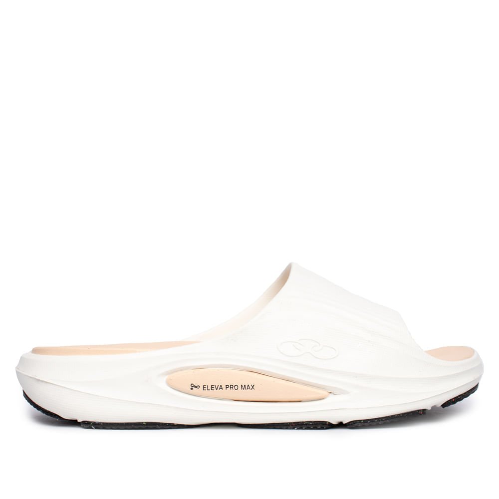 Chinelo Slide Feminino Olympikus Pleno Evasense Branco/Bege Branco 3