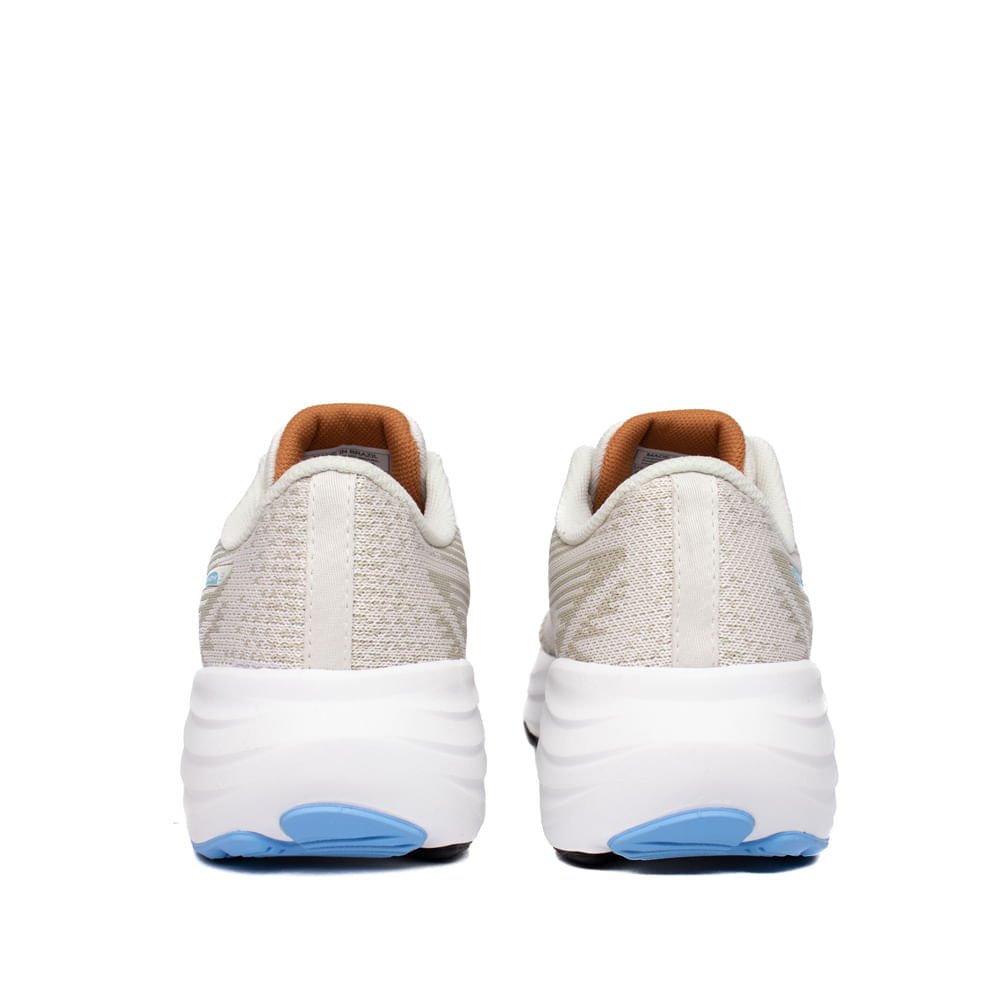 Tênis Feminino Mizuno Goya 3 Corrida Cinza Claro/Cobre Cinza 3