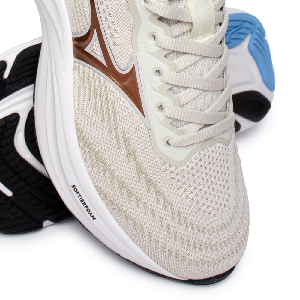 Tênis Feminino Mizuno Goya 3 Corrida Cinza Claro/Cobre Cinza 6