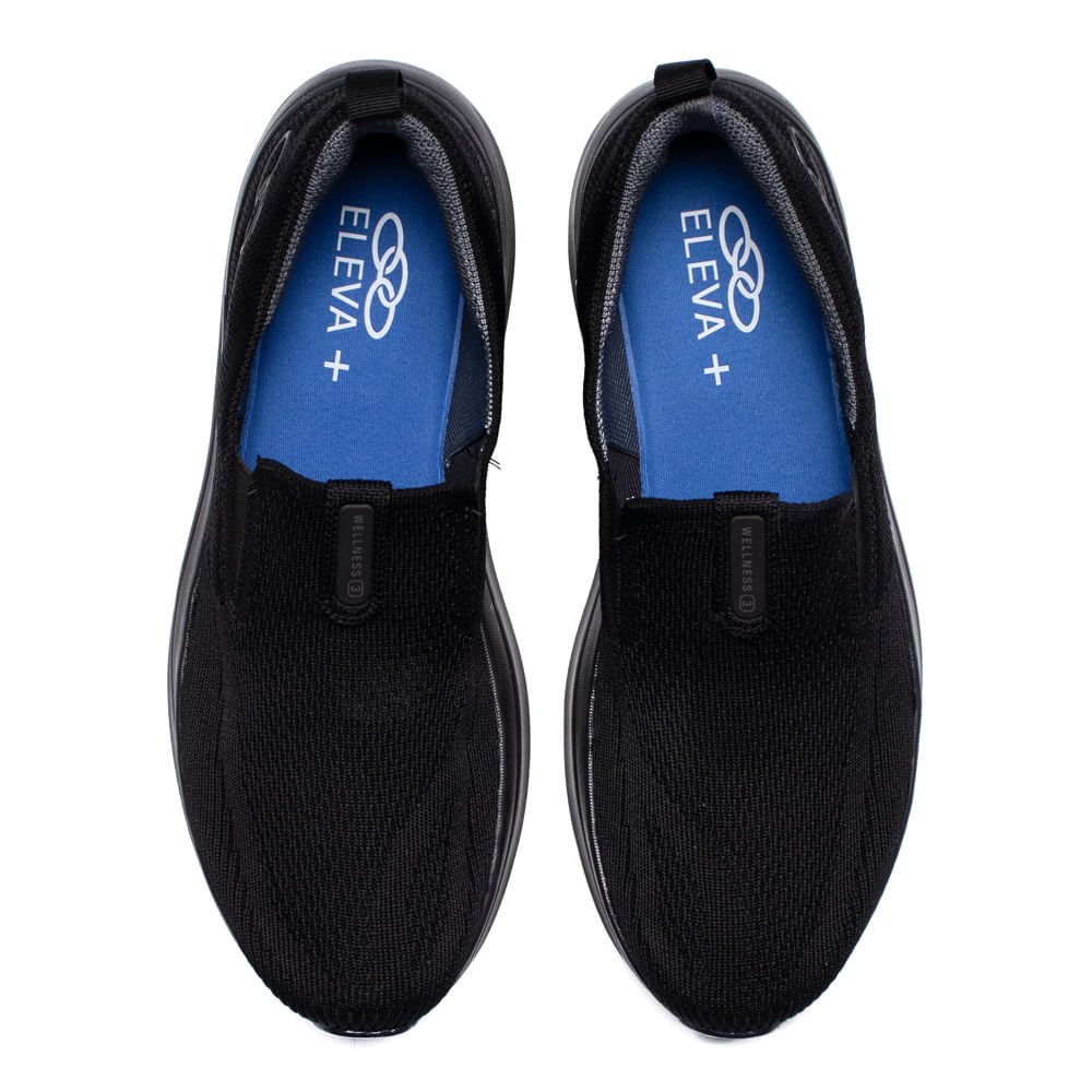 Tênis Masculino Olympikus Wellness 3 Caminhada Preto Preto 4