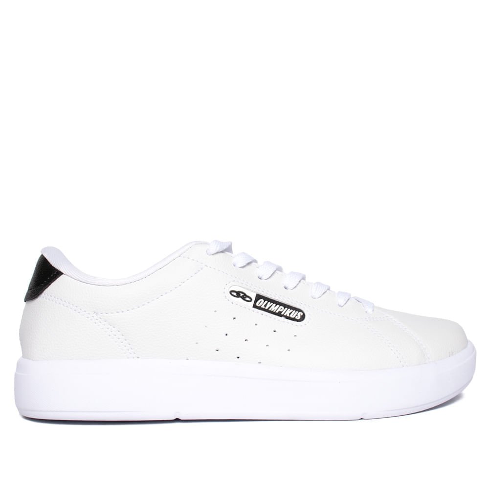 Tênis Masculino Olympikus Only 3 Casual Branco/Preto