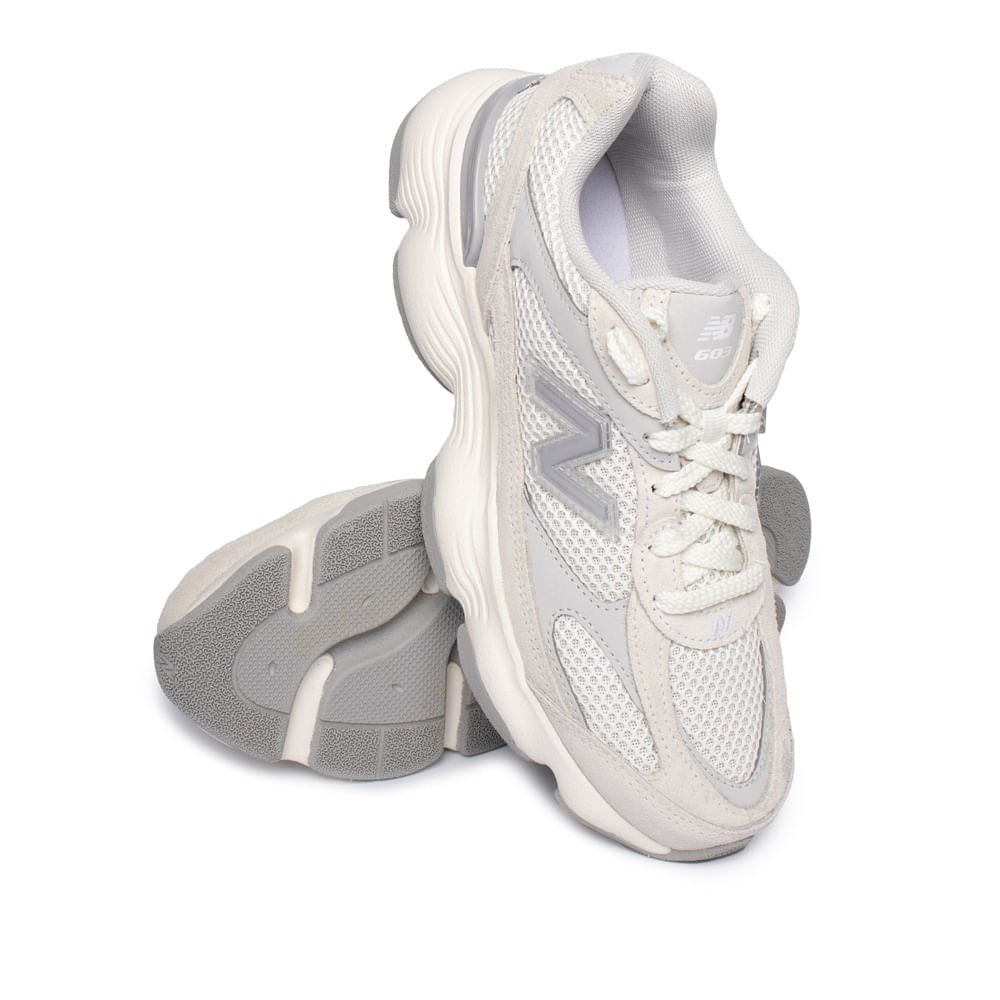 Tênis Unissex New Balance 603 Casual Branco/Cinza Claro Branco/Cinza 5