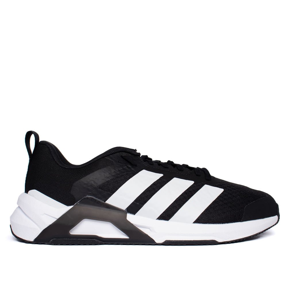Tênis Masculino Adidas Dropset Control Academia Preto/Branco