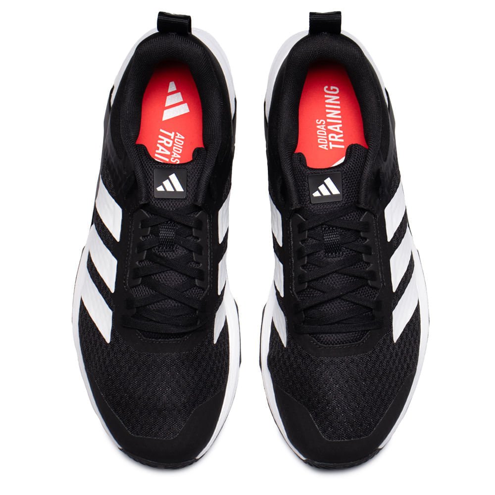 Tênis Masculino Adidas Dropset Control Academia Preto/Branco Preto/Branco 4