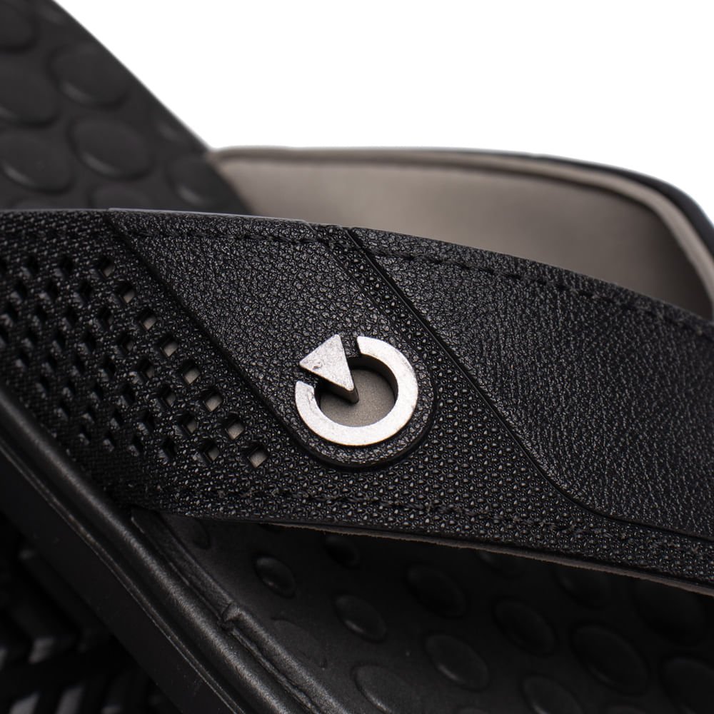 Chinelo Masculino Cartago Veneto Iv Ultra Comfy Preto/Cinza Preto/Cinza 6