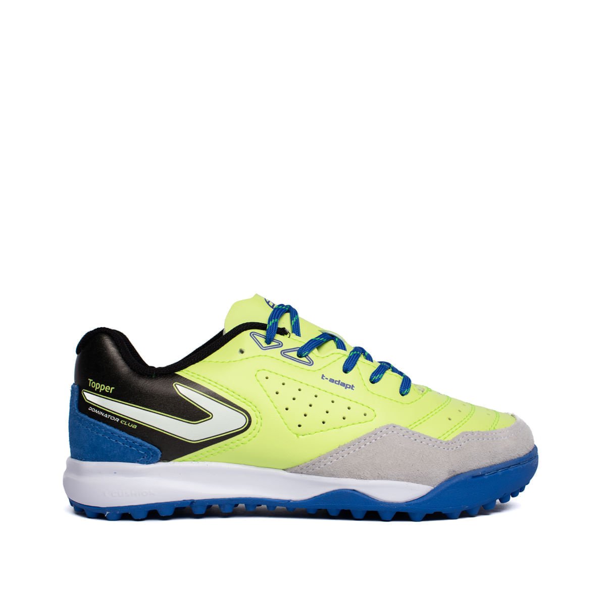 Chuteira Society Infantil Topper Dominator Verde Claro/Azul Verde 1
