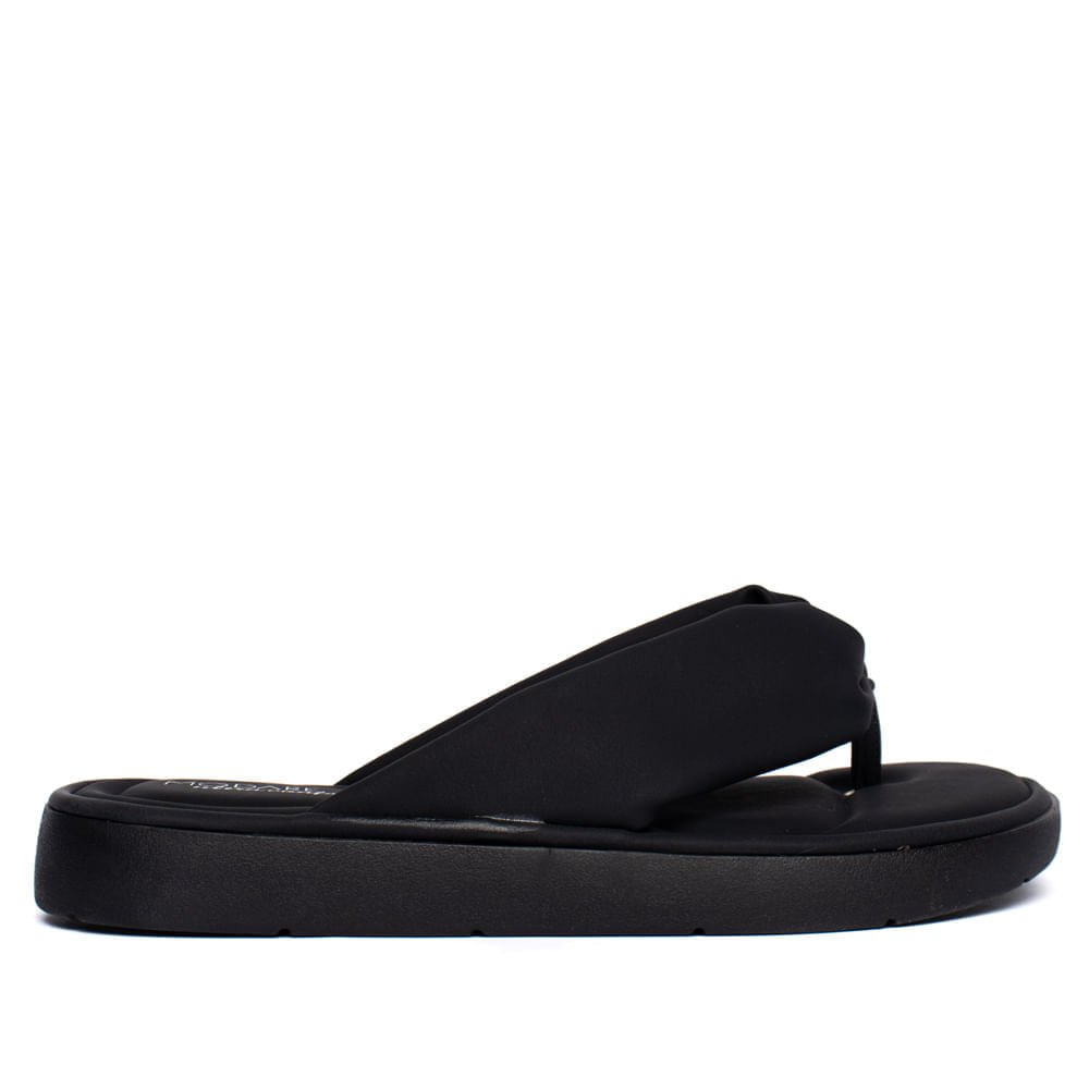 Chinelo Feminino Modare De Dedo Ultrasoft Preto Preto 2
