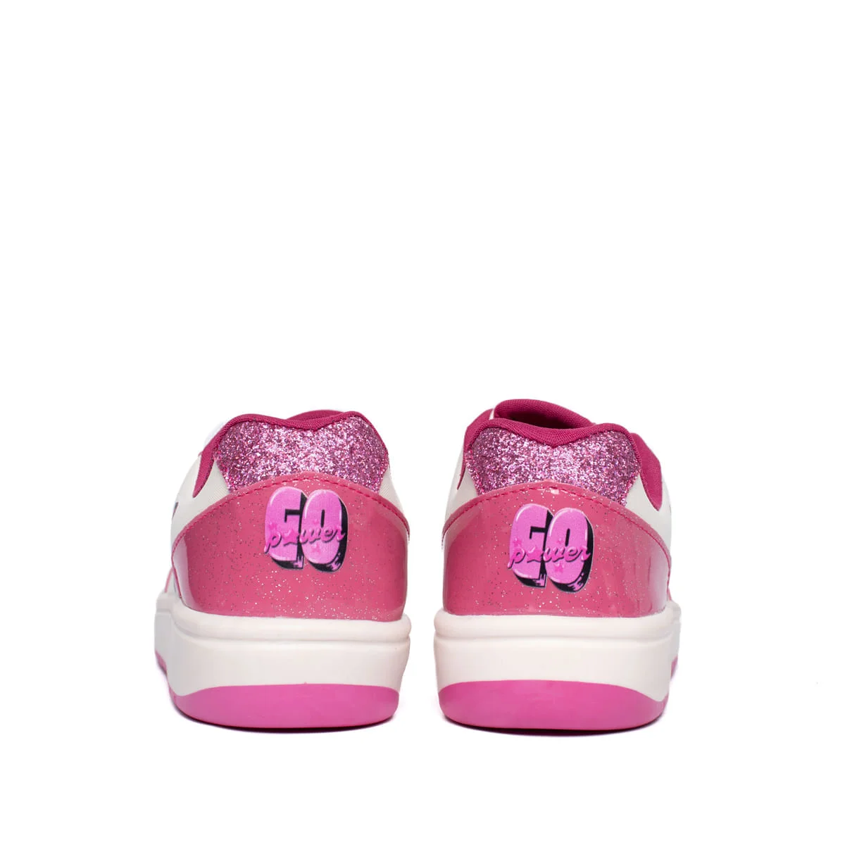 Tênis Infantil Dos Rosa Emilly Vick Glitter Napa Branco/Pink Branco/Rosa 3