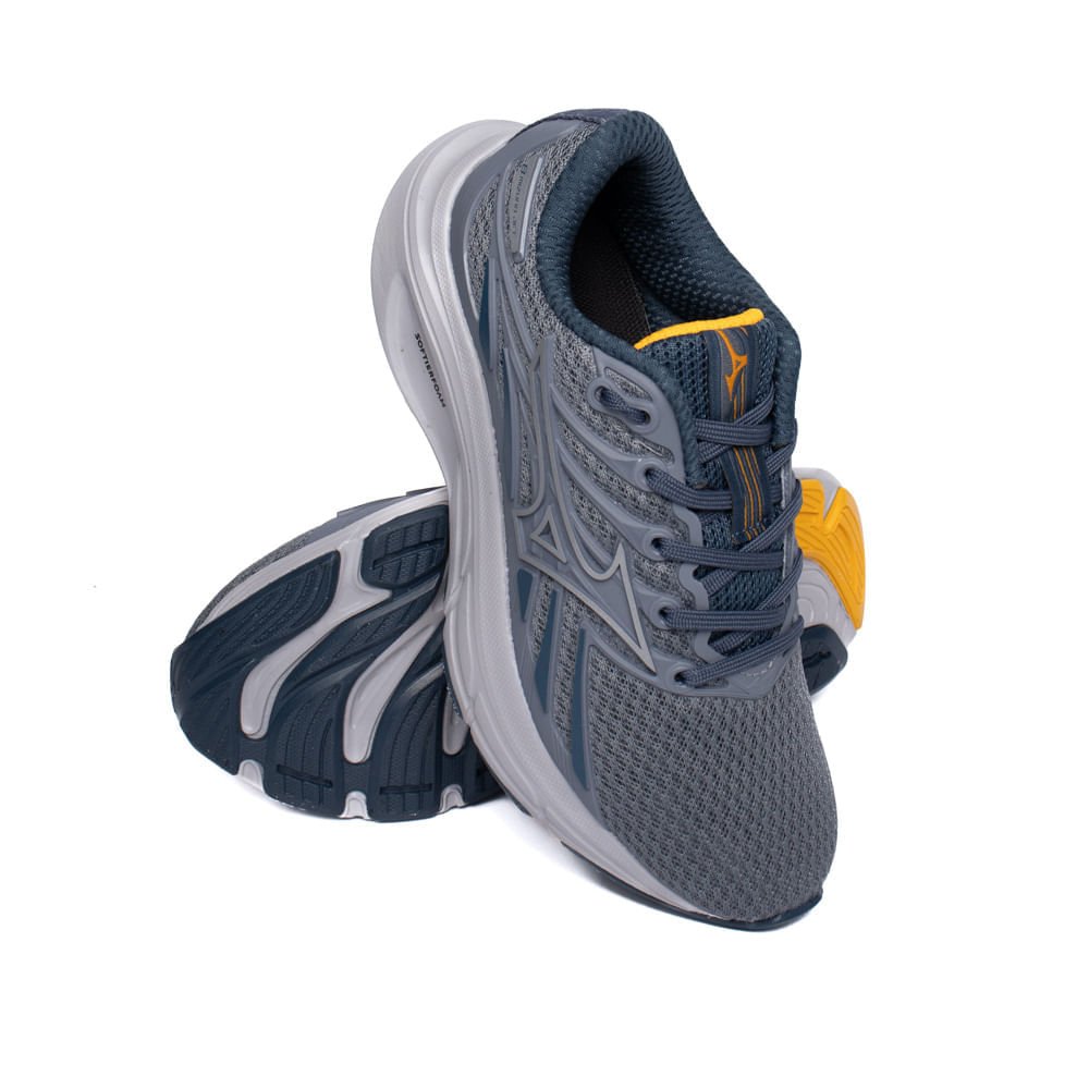 Tênis Infantil Mizuno Jet 8 Cinza Cinza 5