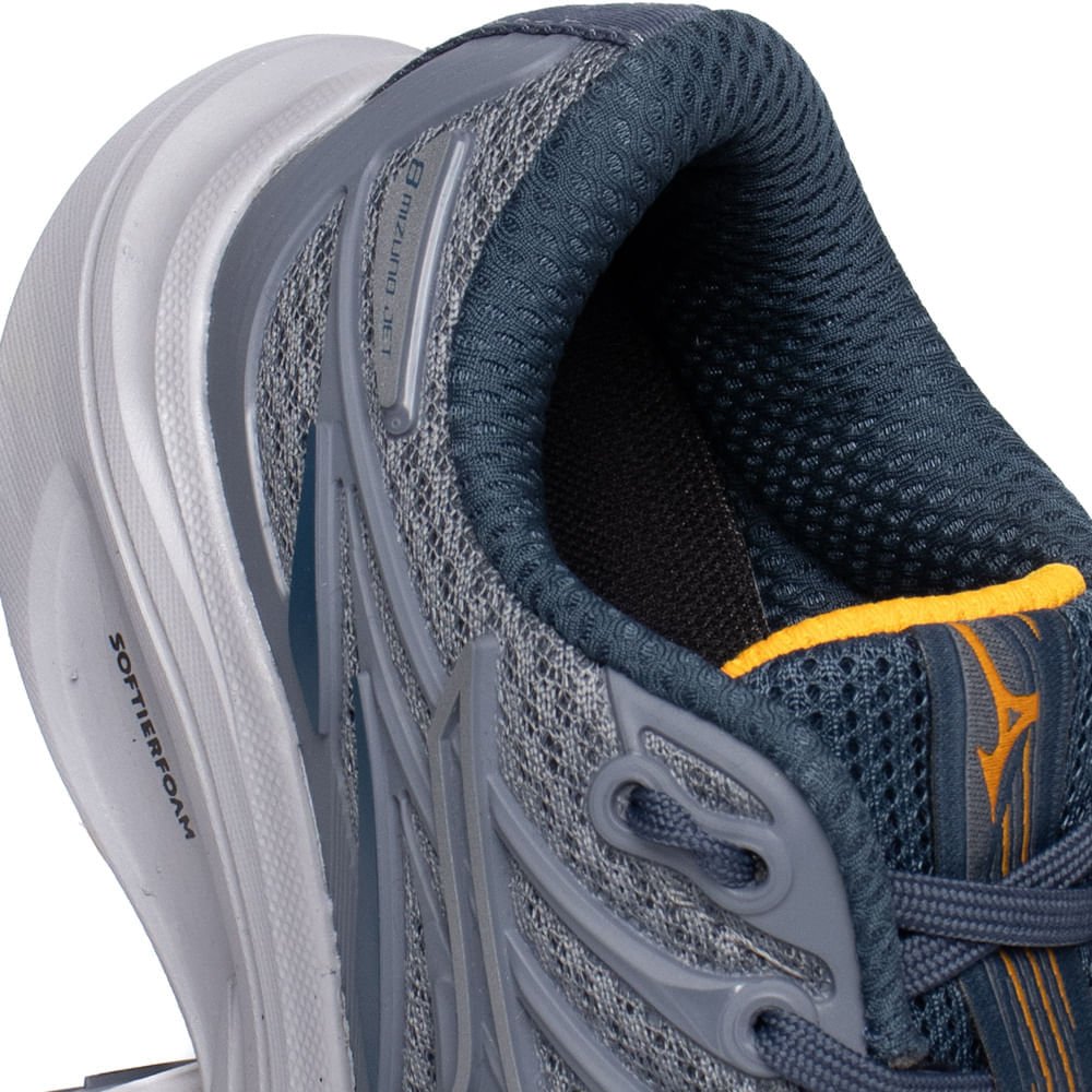 Tênis Infantil Mizuno Jet 8 Cinza Cinza 6
