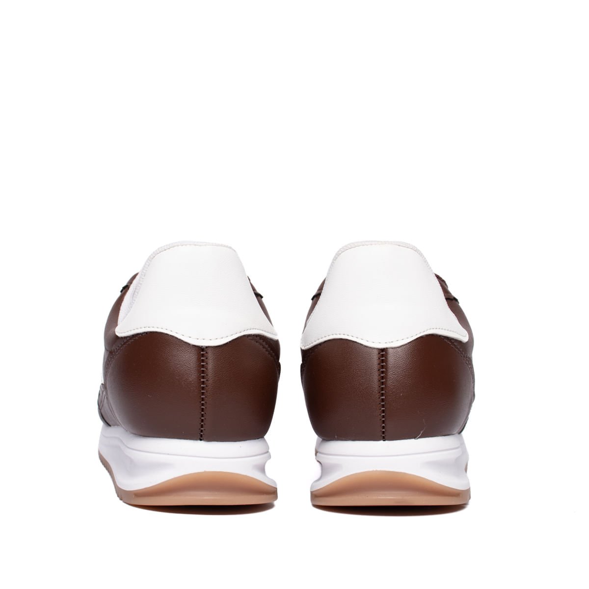 Tênis Feminino Vizzano Casual Pelica Recortes Marrom/Branco Marrom/Preto 3