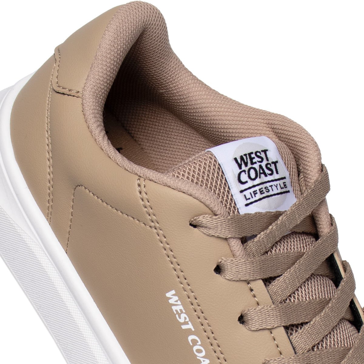 Sapatênis Masculino West Coast Wc207 Sunset Napa Bege Bege 5