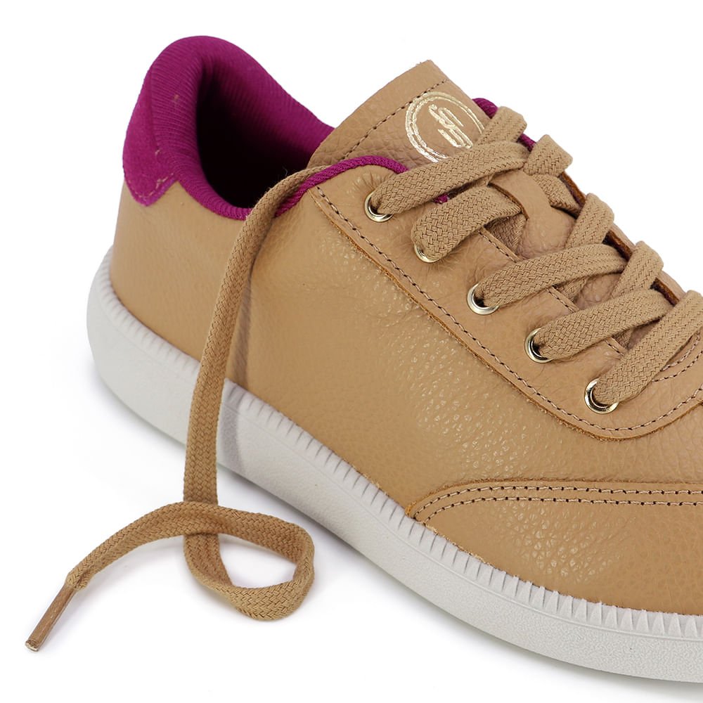 Tênis Básico Marrom Couro Marrom 4