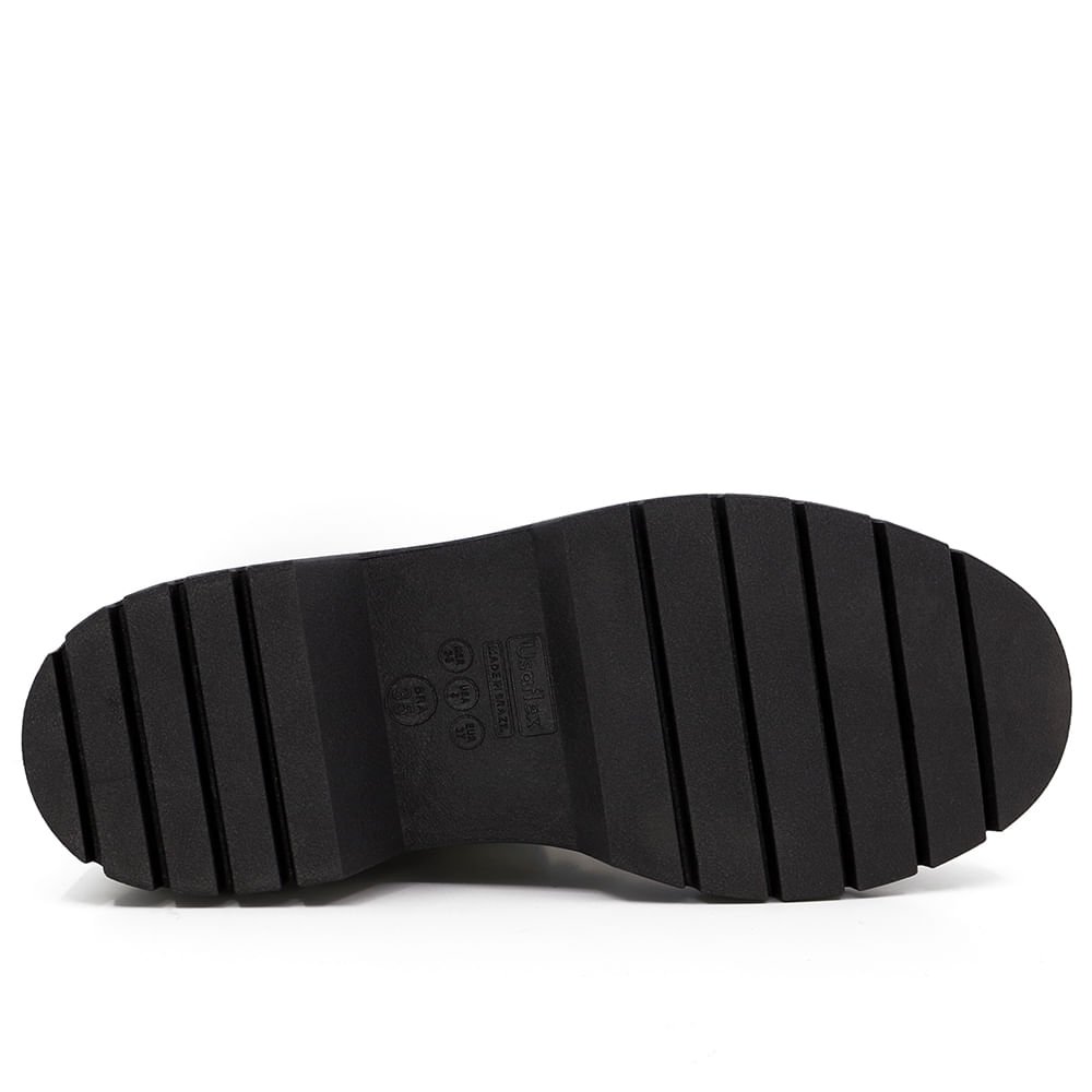 Bota Coturno Verde Militar Couro Verde 5