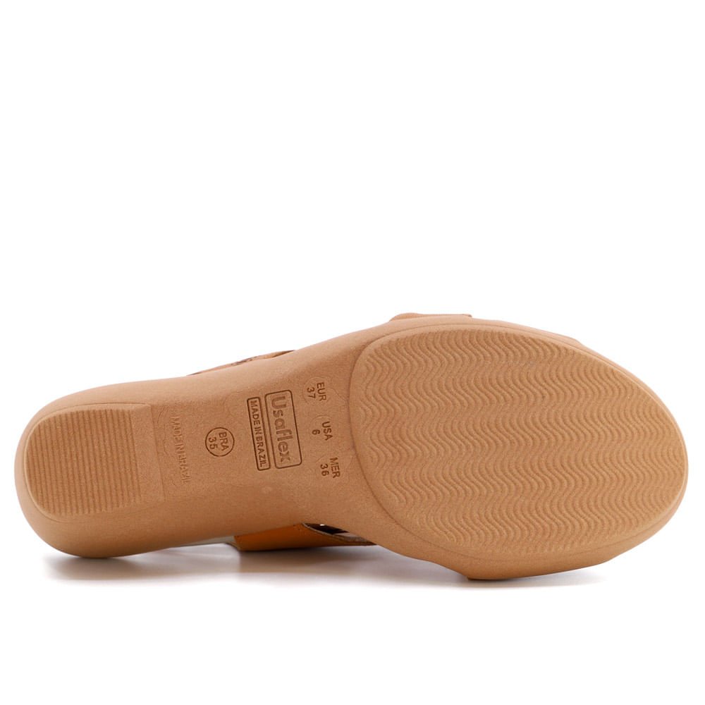 Sandália Usaflex 7010701084007 Feminino Marrom 4